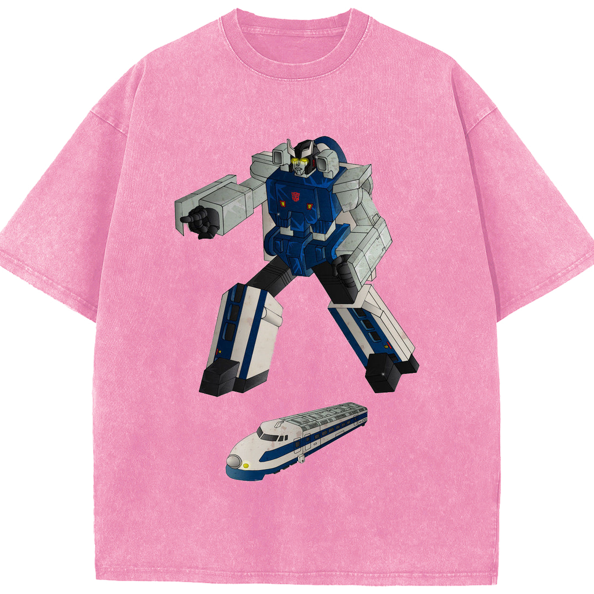 （画像用）  綿100% ヴィンテージ風 半袖Tシャツ（フロントプリント）